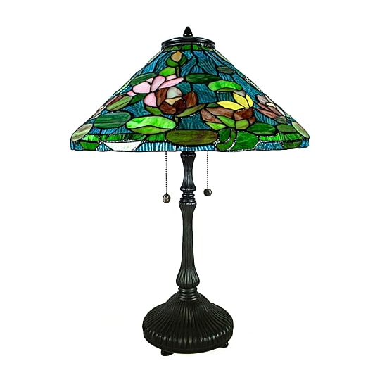 Dale Tiffany 25" Descanso Glass Table Lamp
