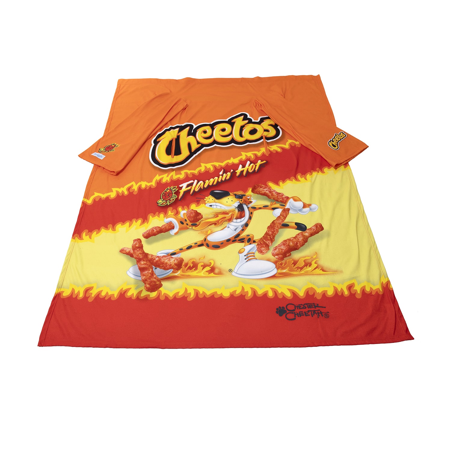 Snuggie FLAMIN HOT CHEETOS, The Original Wearable Blanket With Sleeves, Super Soft Fleece, Adult One Size