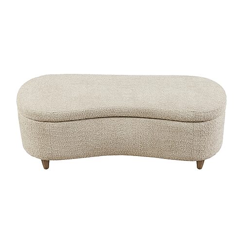 INK & IVY II105-0525 48 x 16.5 x 18 in. Bailey Boucle Flip Top Storage Bench, Taupe