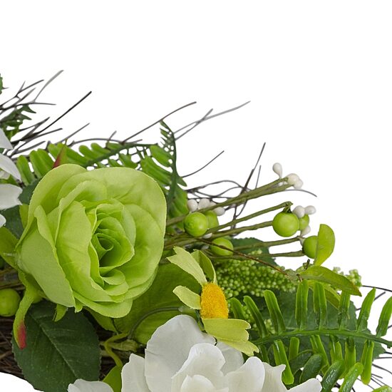 Northlight 22in Mixed Floral Wreath