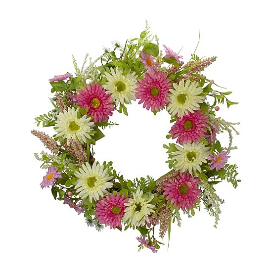 Northlight 23in Chrysanthemum And Berry Floral Wreath