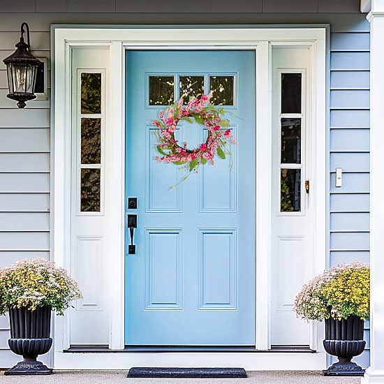 Northlight 18" Geranium And Berry Spring Floral Wreath
