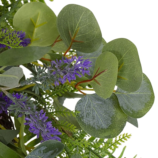 Northlight 22in Lavender And Foliage Wreath