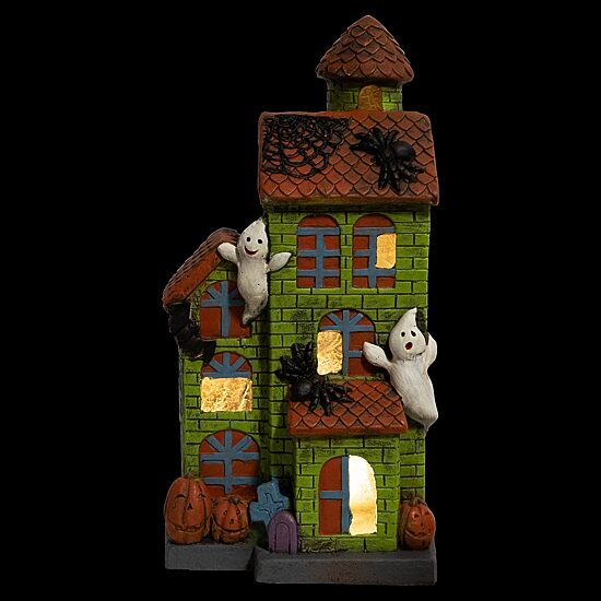 Northlight 20in Prelit Haunted House Lighted Tabletop Decor