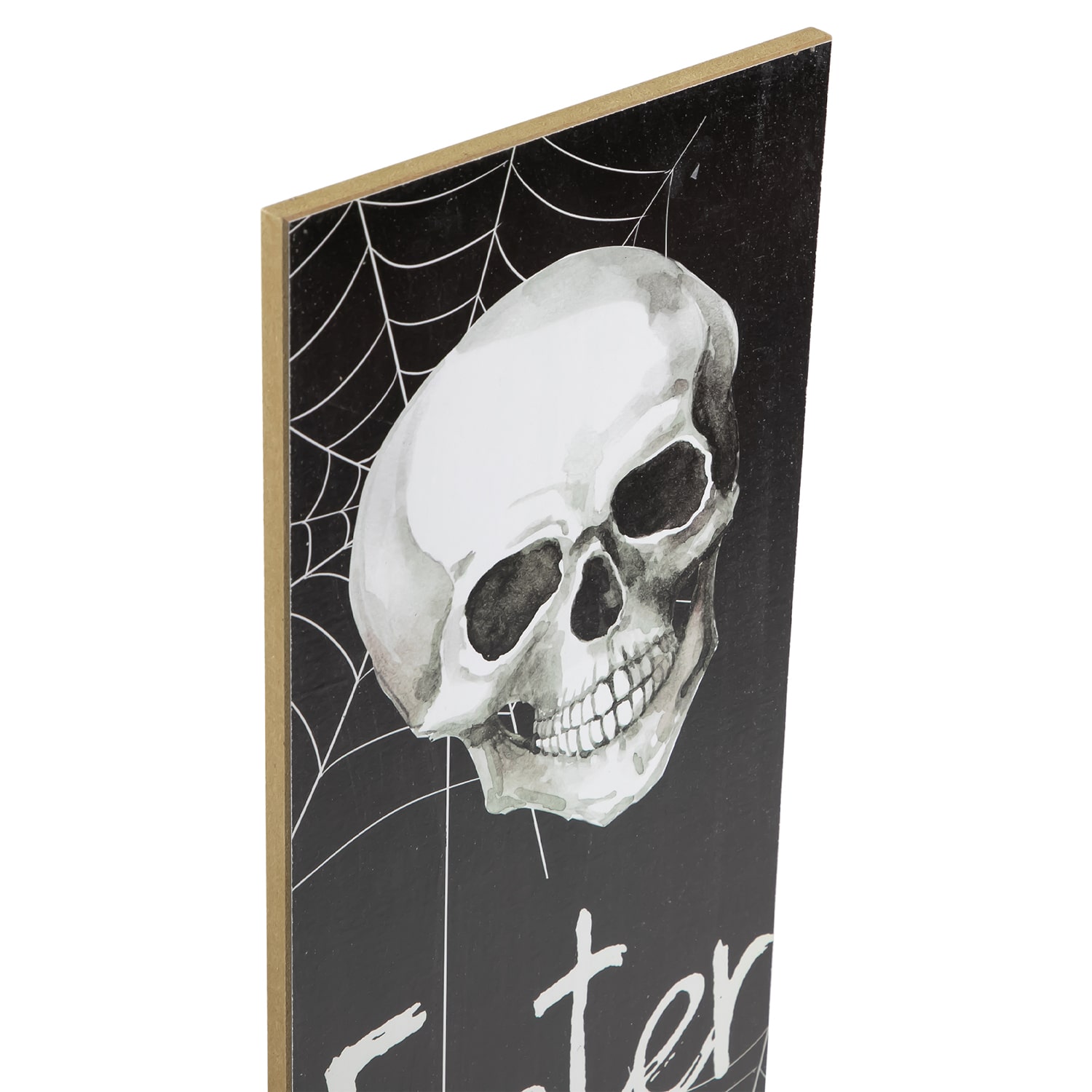 Northlight 36in Enter At Your Own Risk Porch Leaner Halloween Yard Art