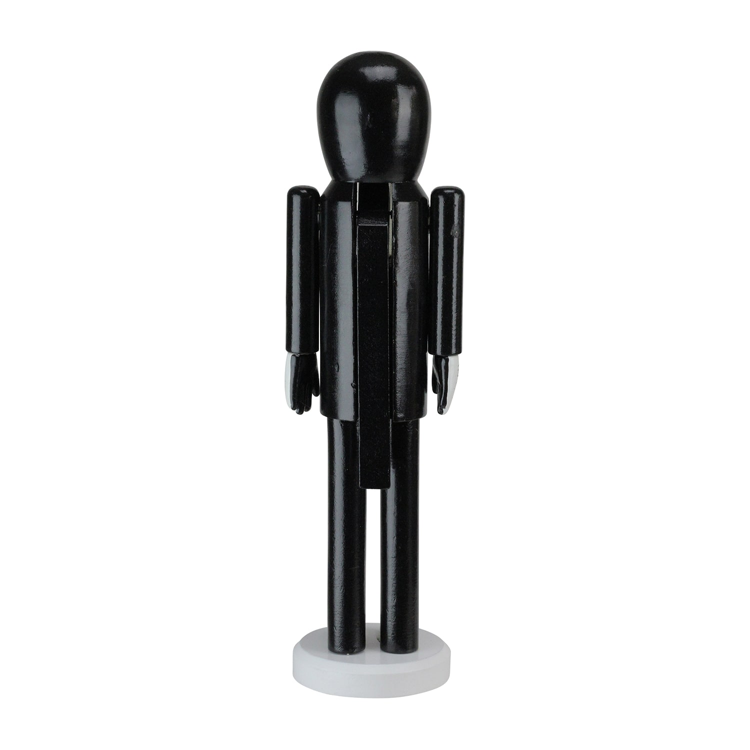 Northlight 14in Black And White Skeleton Wood Nutcracker