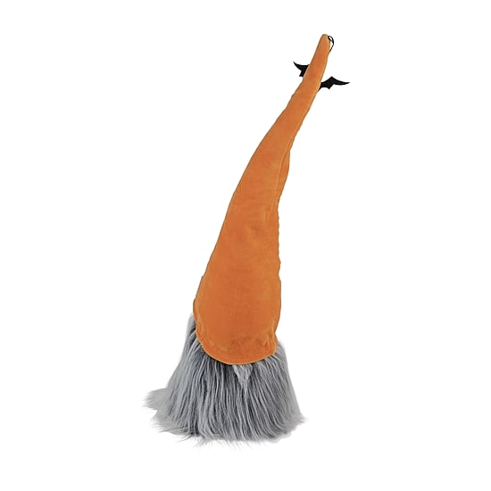 Northlight 19.75in Orange And Gray Boo Standing Gnome