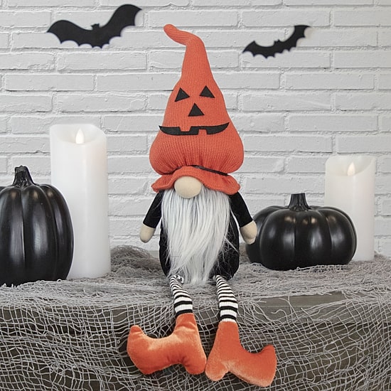 Northlight 22in Orange And Black Gnome