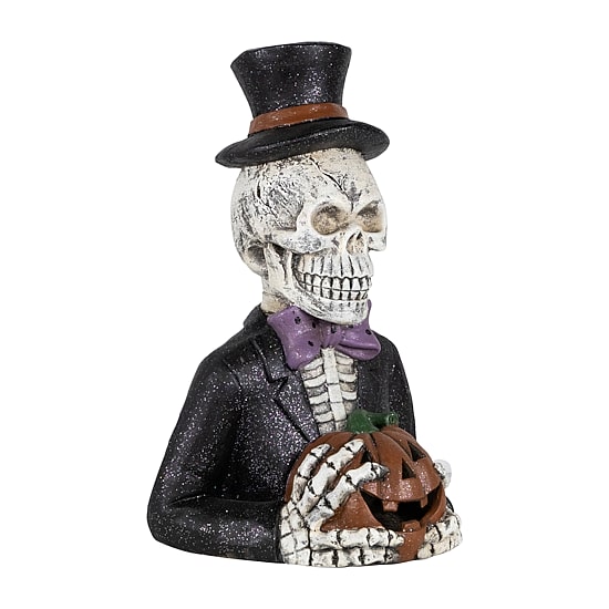 Northlight 23.5in Led Skeleton With Jack-O-Lantern Tabletop Decor
