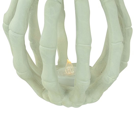 Northlight 6.25in Led Skeleton Pumpkin Halloween Tabletop Decor