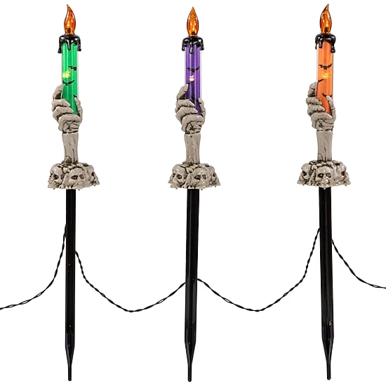 Northlight 8.5in Led Skeleton Candle 6-pc. Lighted Tabletop Decor