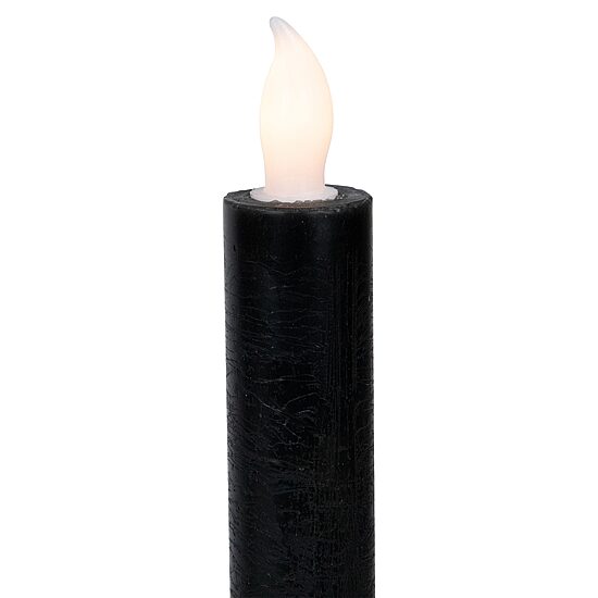 Northlight 9.5in Black Led Flickering 4-pc. Flameless Candle