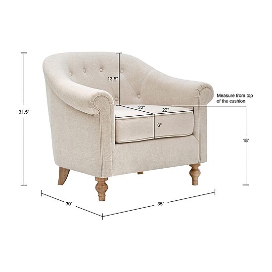 Martha Stewart Fayette Armchair