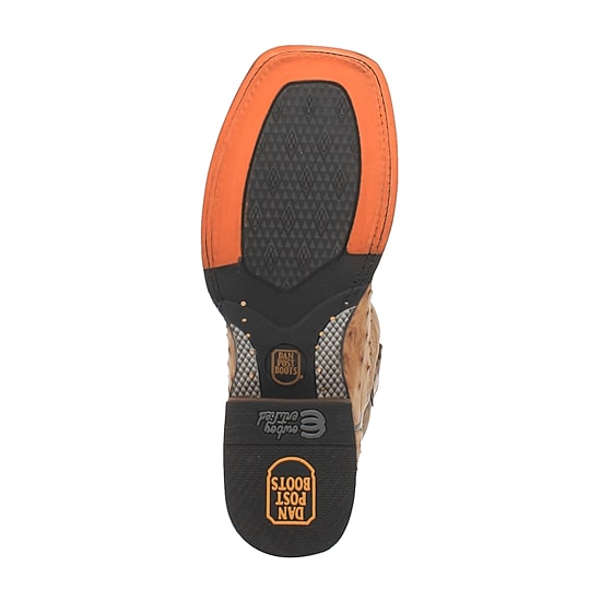 Dan Post Mens Kershaw Flat Heel Cowboy Boots