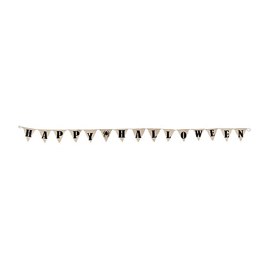 Northlight Led Burlap Happy Halloween Banner Wall Sign