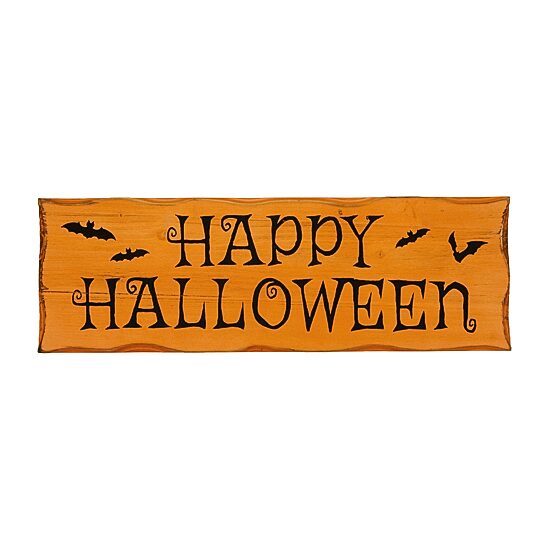 Northlight 24in Wooden Happy Halloween Wall Sign