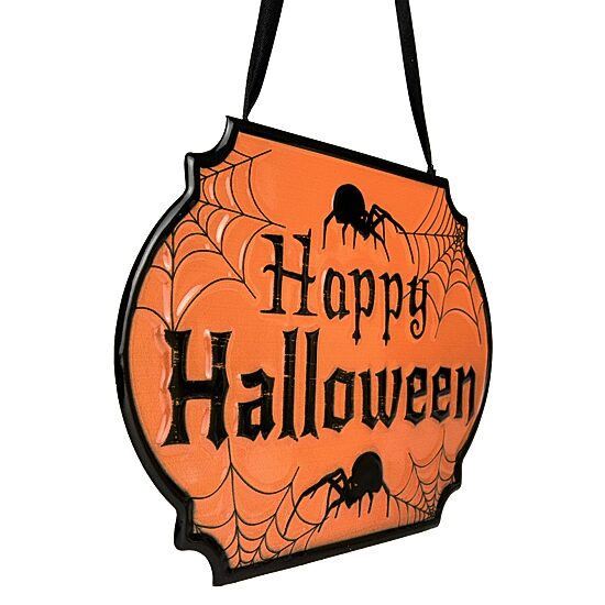 Northlight 10in Cauldron Pot Happy Halloween Wall Sign