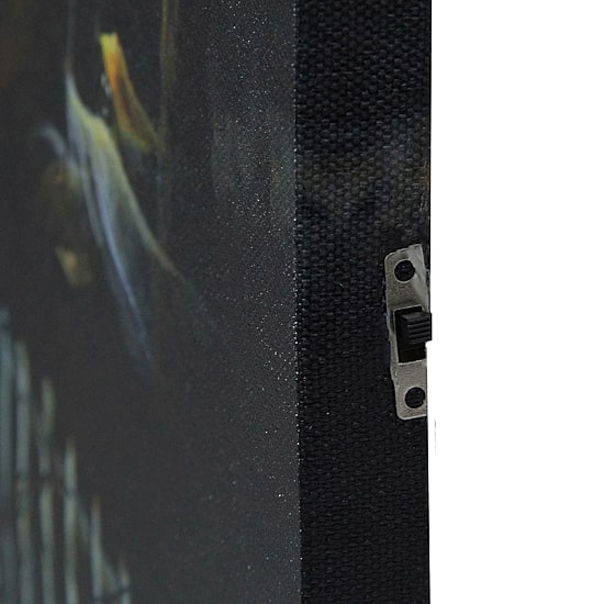 Northlight 23.5in X 16in Led Haunted House Canvas Art