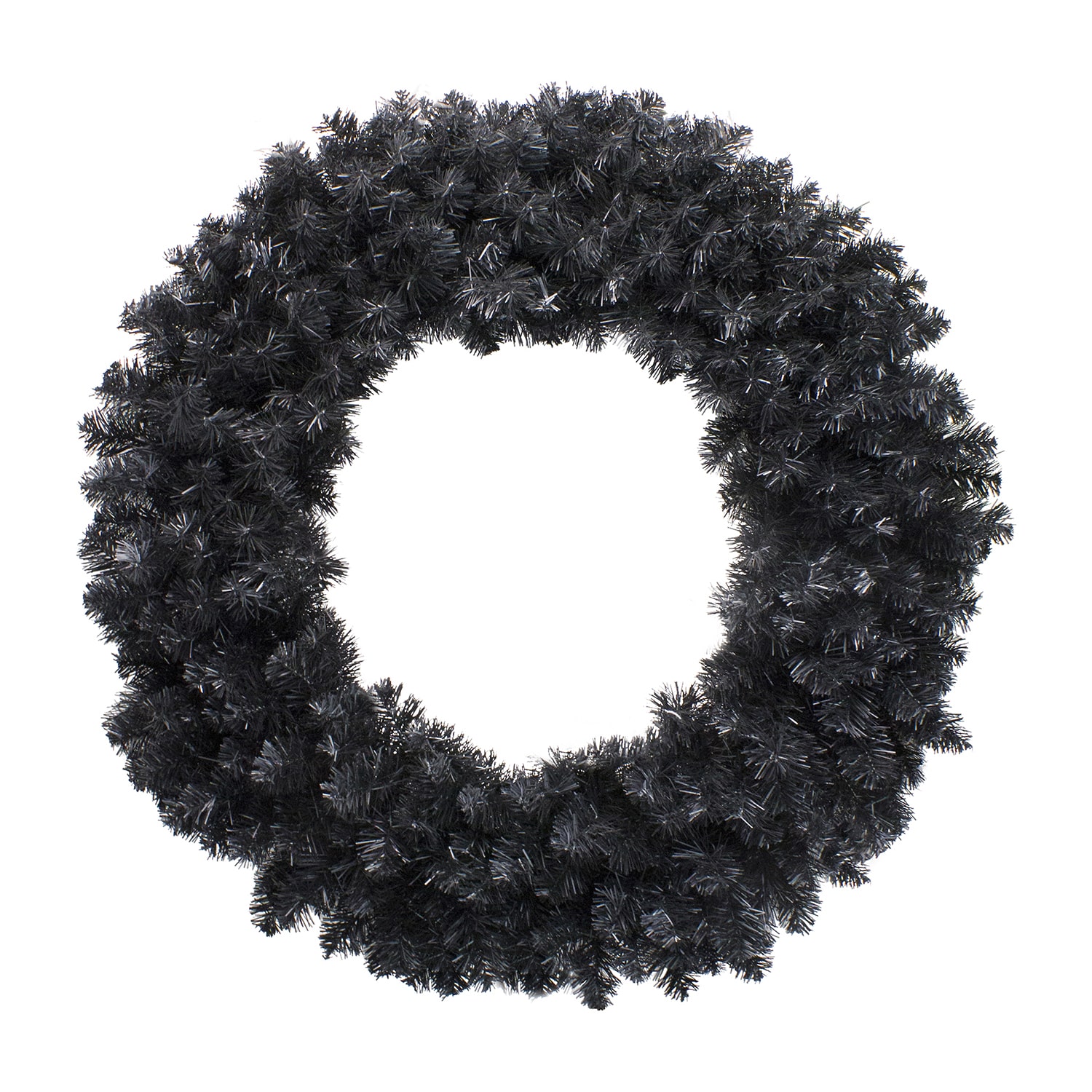 Northlight 36in Black Colorado Spruce Wreath