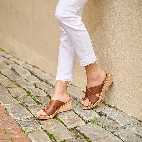 BOC by Born Womens Summer Wedge Sandals