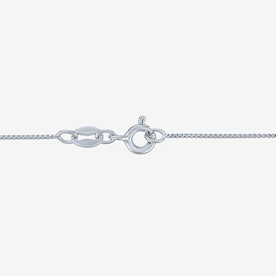 Womens 1/10 CT. T.W. Natural Black Diamond Sterling Silver 18 Inch Pendant Necklace