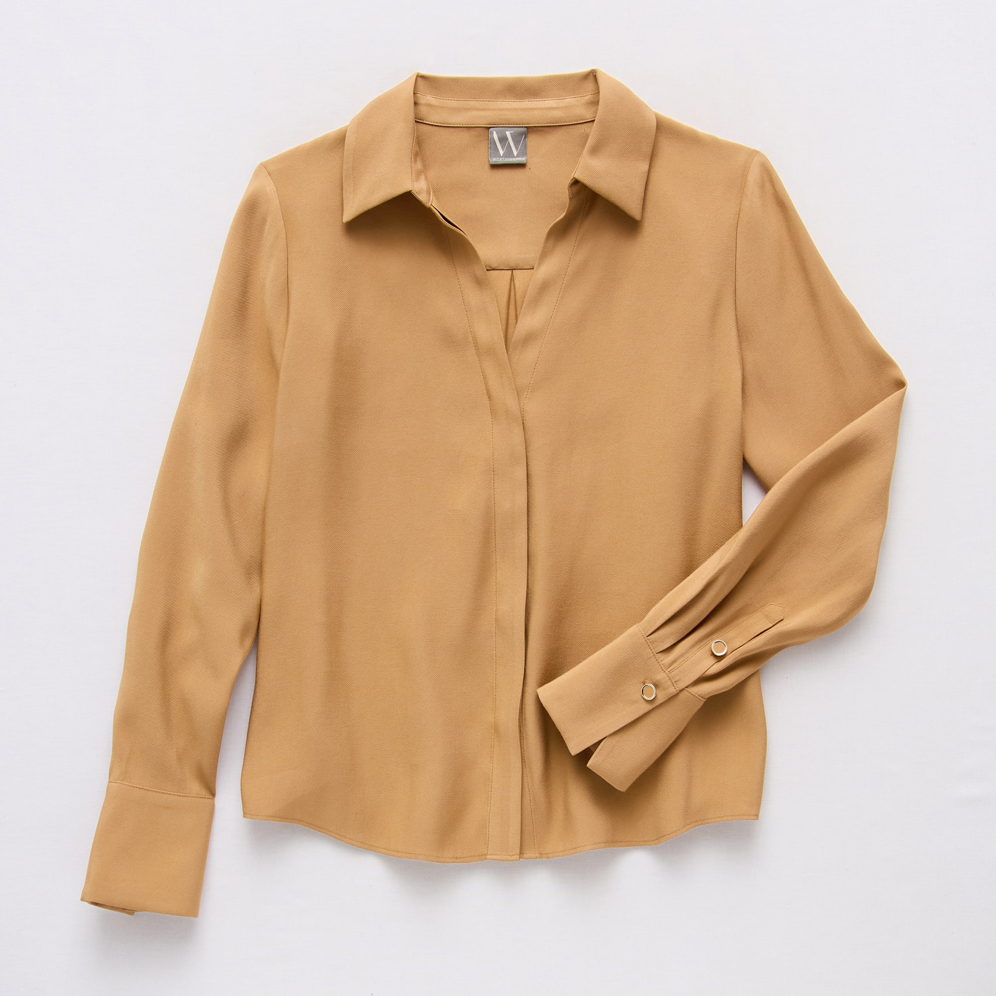 Worthington Womens Long Sleeve Blouse
