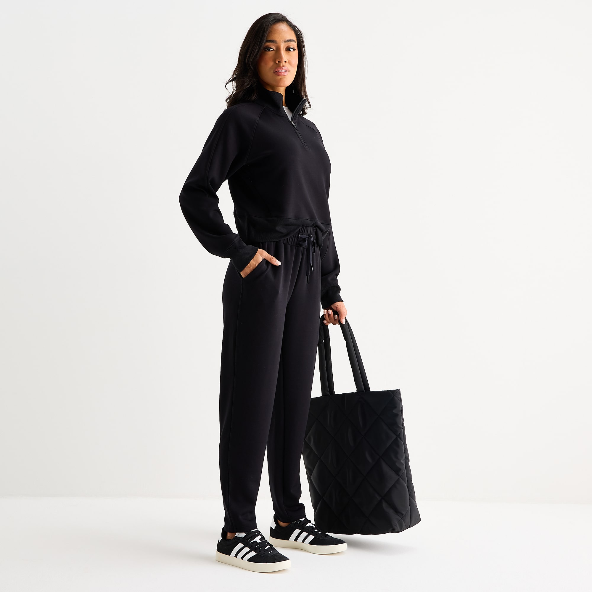 Xersion Womens Scuba Luxe Tapered Pant