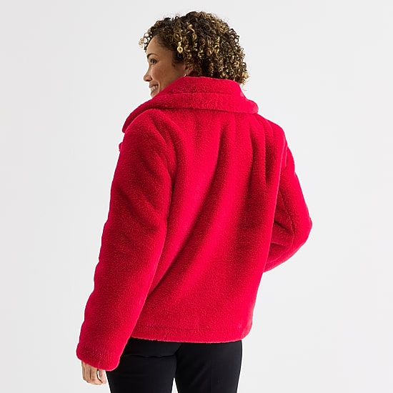 Liz Claiborne Womens Midweight Peacoat