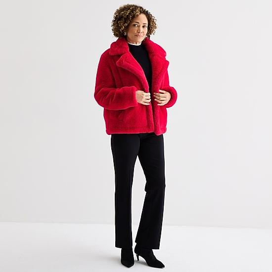 Liz Claiborne Womens Midweight Peacoat