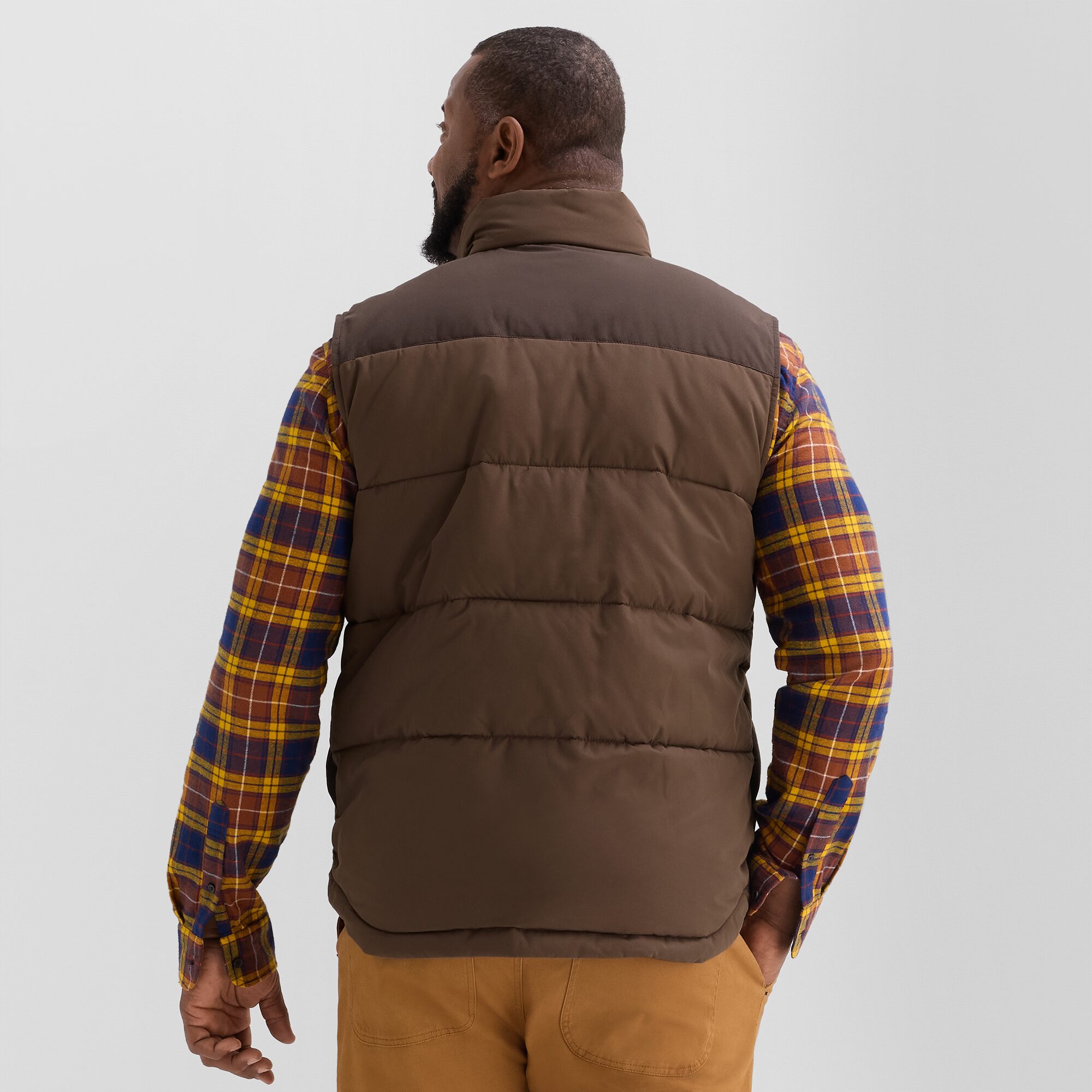 St. John's Bay Cargo Mens Heavyweight Big and Tall Puffer Vest
