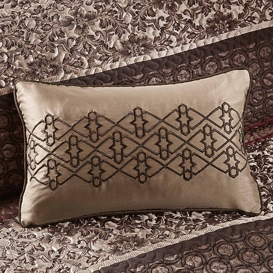 Madison Park Dartmouth 5 Piece Reversible Jacquard Bedspread Set
