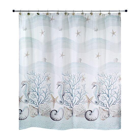 Avanti Coastal Terrazzo Shower Curtain
