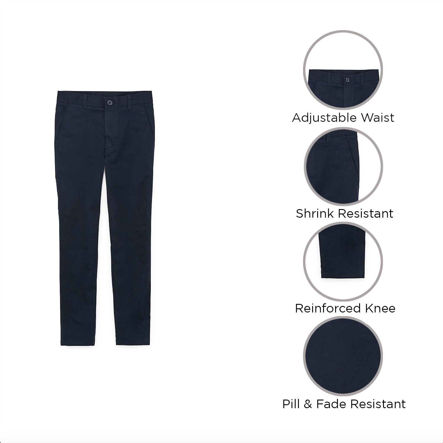 IZOD Little & Big Boys Flat Front Pant