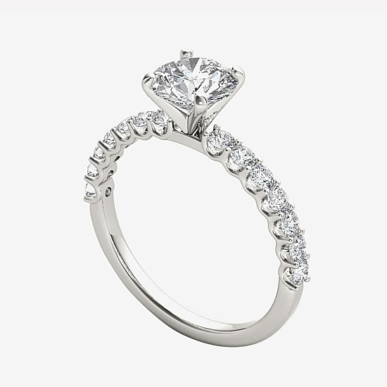 1 CT.T.W. Natural Round Diamond 14K Gold