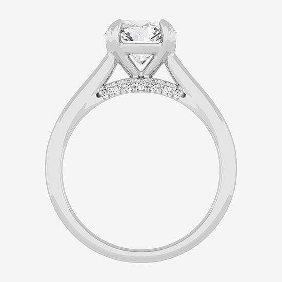 (G-H / SI1-SI2) Womens 2 CT. T.W. Lab Grown White Diamond 14K Gold Round Solitaire Engagement Ring