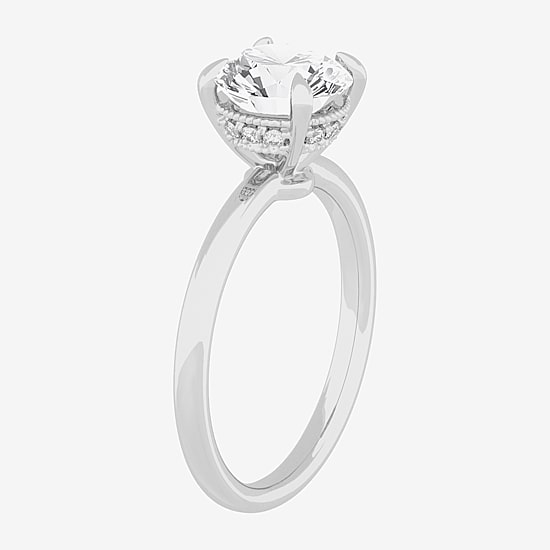 (G-H / SI1-SI2) Womens 2 CT. T.W. Lab Grown White Diamond 14K Gold Round Solitaire Engagement Ring