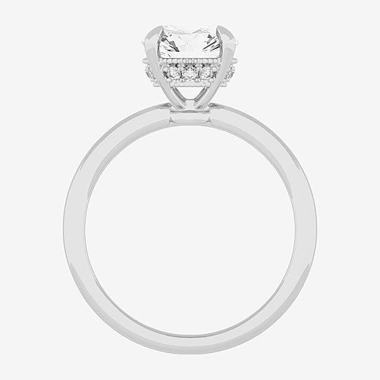 (G-H / SI1-SI2) Womens 2 CT. T.W. Lab Grown White Diamond 14K Gold Round Solitaire Engagement Ring