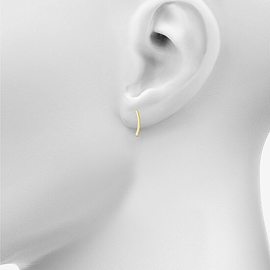 Womens 10K Gold Ear Climbers