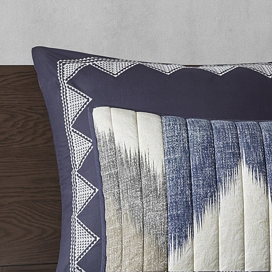 INK+IVY Alpine 3-Pc Printed Cotton Quilt Set
