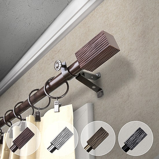 Rod Desyne Alder 13/16" Adjustable Curtain Rod