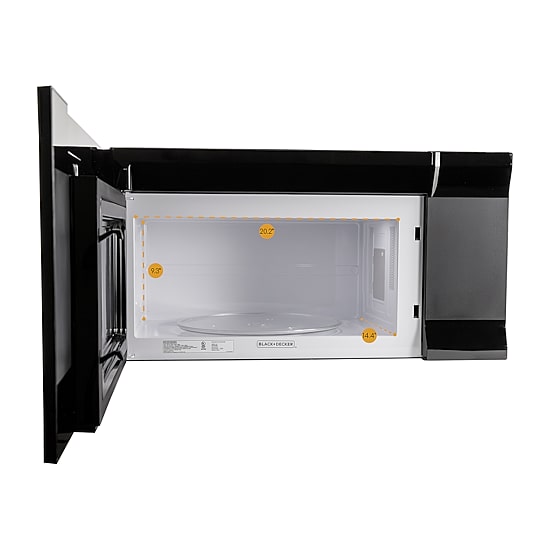 Black+Decker 1.6 Cu Ft Over Range Microwave