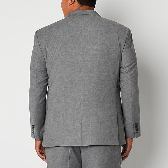 J. Ferrar Ultra Comfort Mens Stretch Fabric Regular Fit Big and Tall Suit Jacket
