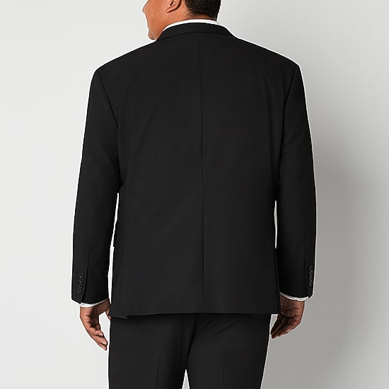 J. Ferrar Ultra Comfort Mens Stretch Fabric Regular Fit Big and Tall Suit Jacket