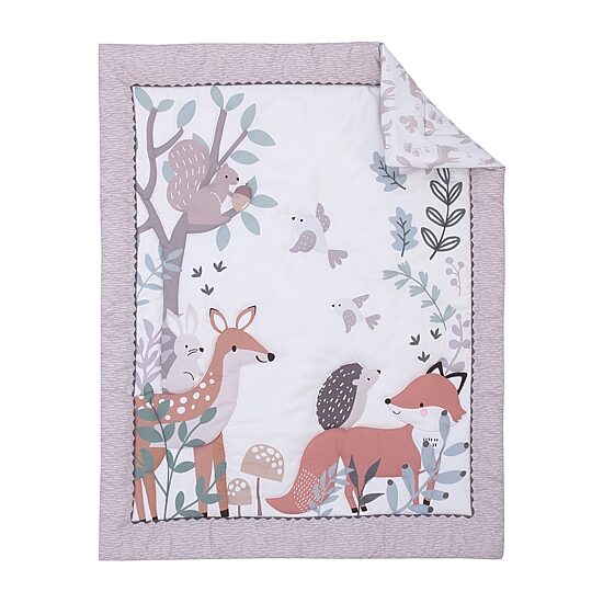 Nojo Woodland Mini Crib 3-pc. Crib Bedding Set