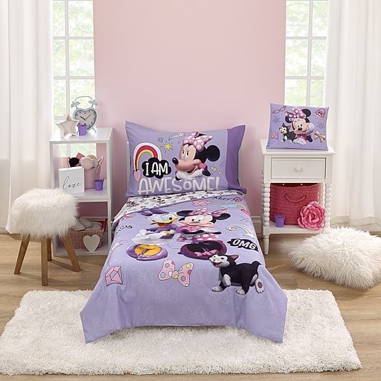 Disney Collection 4-pc. Minnie Mouse Toddler Bedding Set