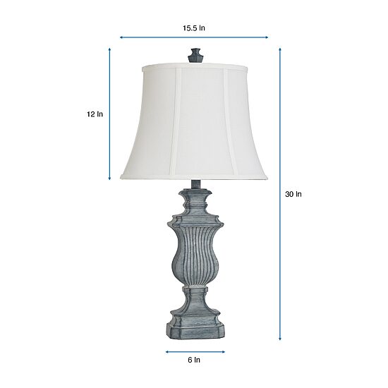 Stylecraft 30" Taos Denim Table Lamp