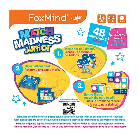 Foxmind Games Match Madness Junior 64-pc. Puzzle