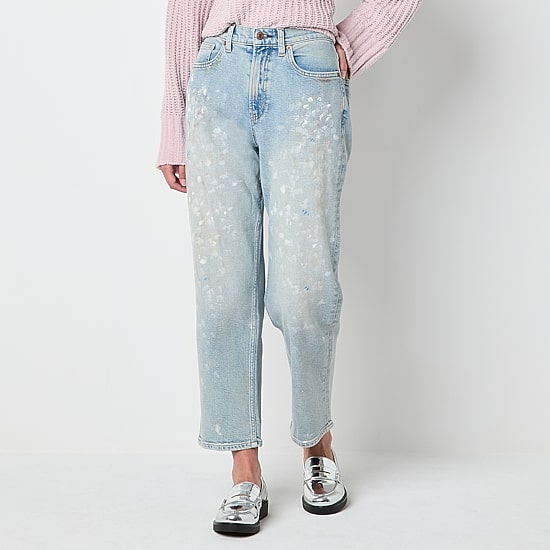 Arizona Womens Juniors Highest Rise Straight Leg Jean