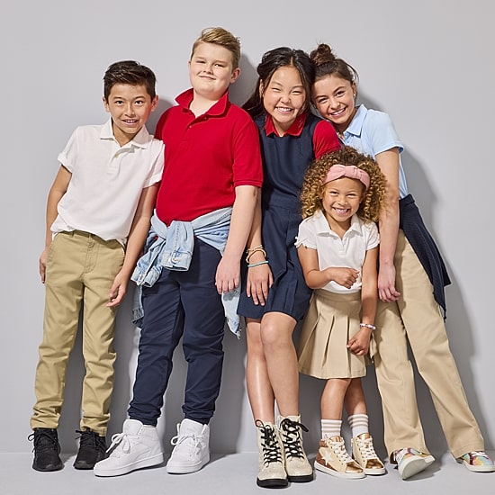 IZOD Little & Big Kid Girls Wide Leg Regular Fit Flat Front Pant