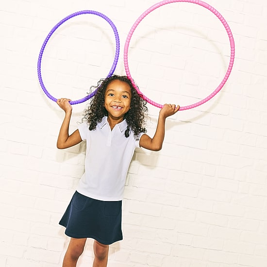 IZOD Little & Big Kid Girls Short Sleeve Cap Midi Shirt Dress